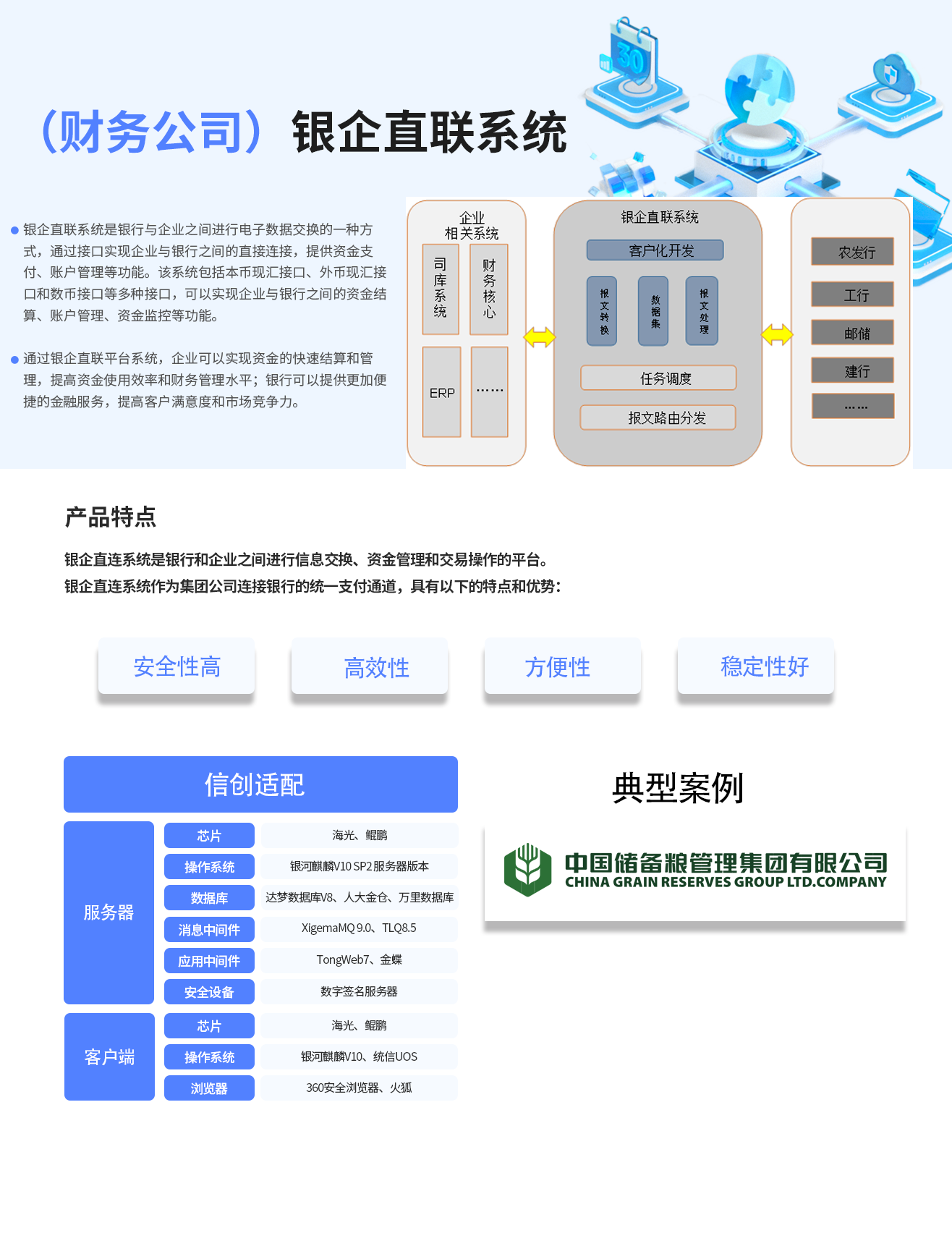 （财务公司）银企直联系统
