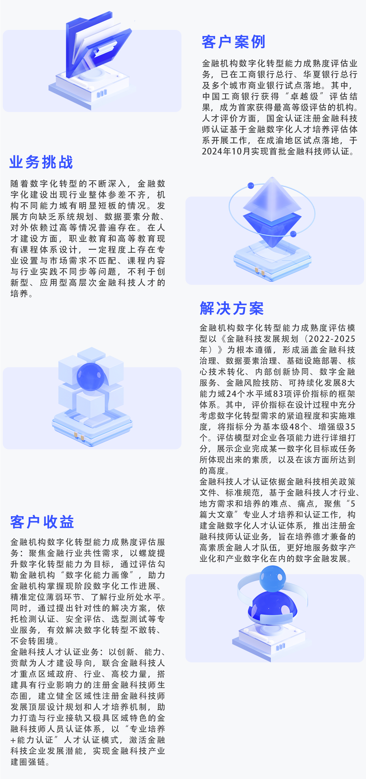 数字化转型综合解决方案——“数字化转型评估+金融科技人才”